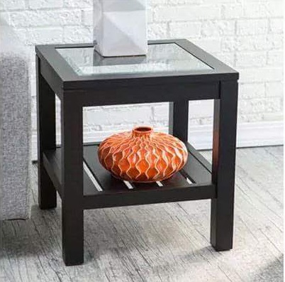 wooden brown side table