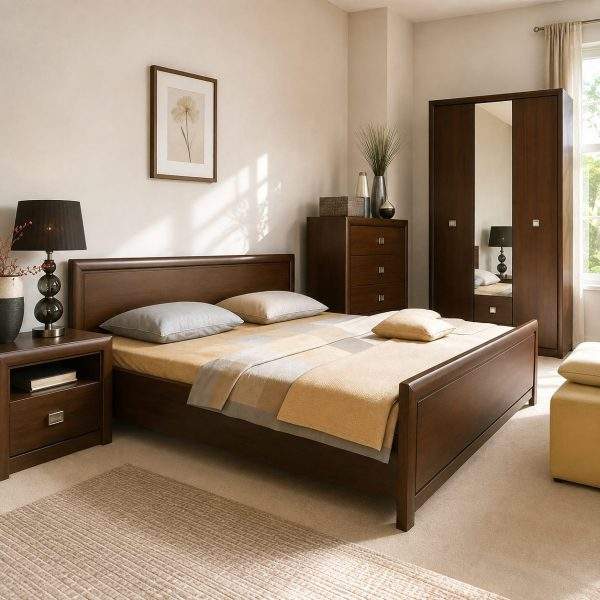 Modern Ashwood Bed Bestseller in Pakistan – Homefactree