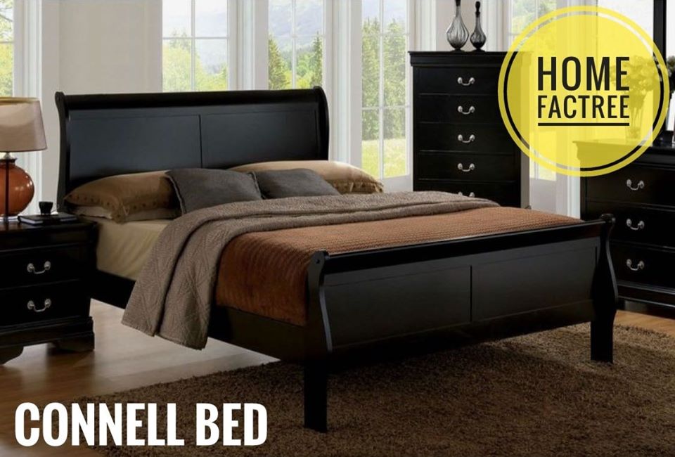 Connell Solid Sheesham Bed Home Factree