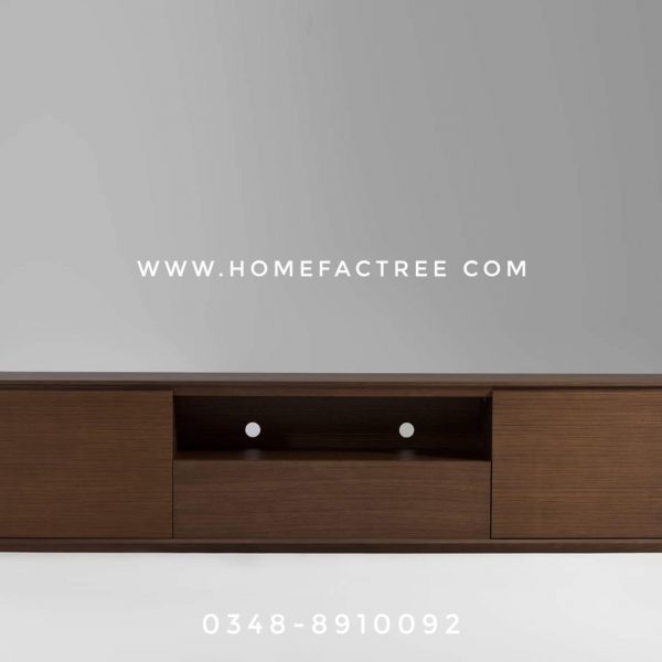 Brown tv console