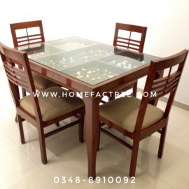 wood dining table set
