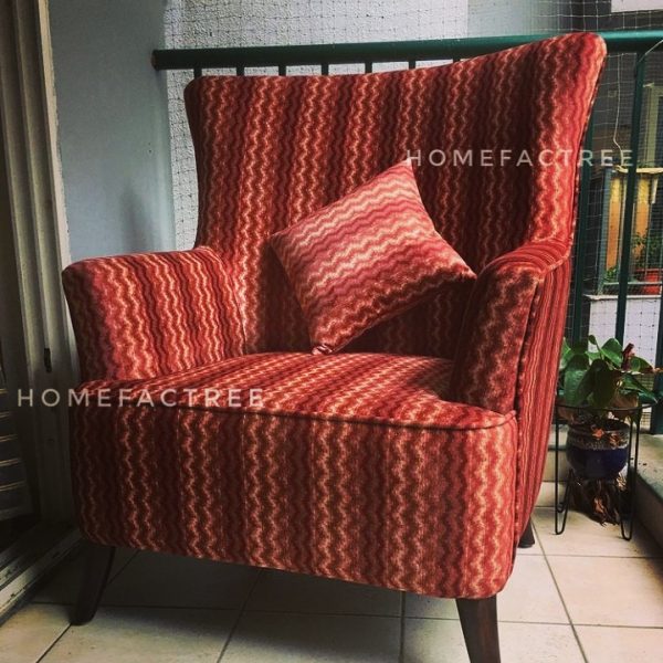 african accent chair