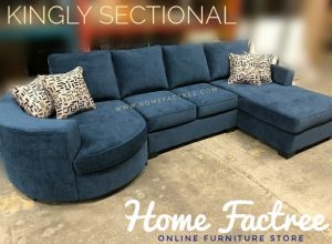 Dalao Blue Sectional Sofa