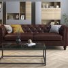 chesterfield sofa leather
