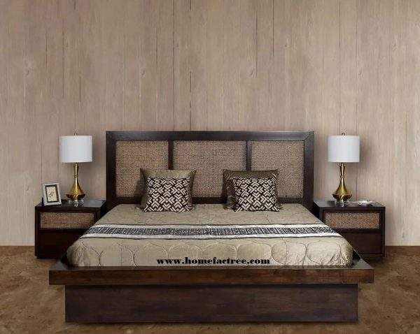 Murphy Cane Platform Bed - Homefactree Furniture Pakistan