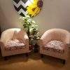 floral accent chair in pink by islamabad