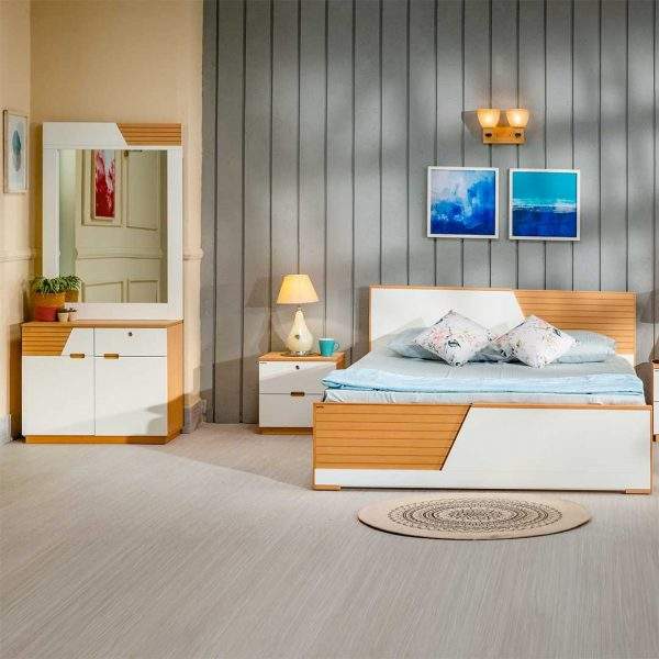 white brown wood bed in islamabad
