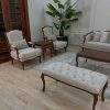 chinoti sofa chairs Solid wood Chinoti sofa set showing carved armrests and sturdy structure