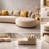 curved l shape sofa