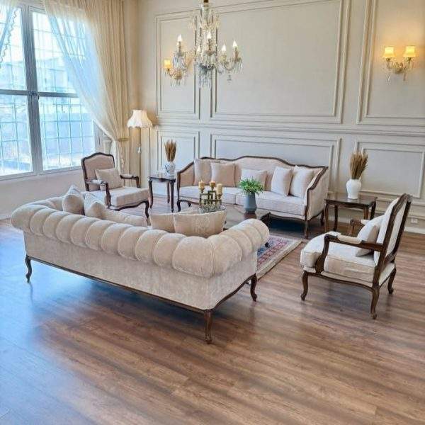 chinioti furniture wooden sofa sheesham wood classic carved sofa Pakistan