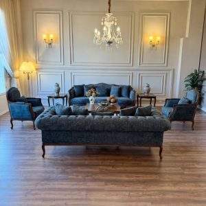 Royal carved chinioti sofa set solid wood sheesham modern luxury sofa Pakistan