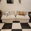 modular-sofa-separated-seating-islamabad Modular sofa arranged as two separate seating pieces in Islamabad